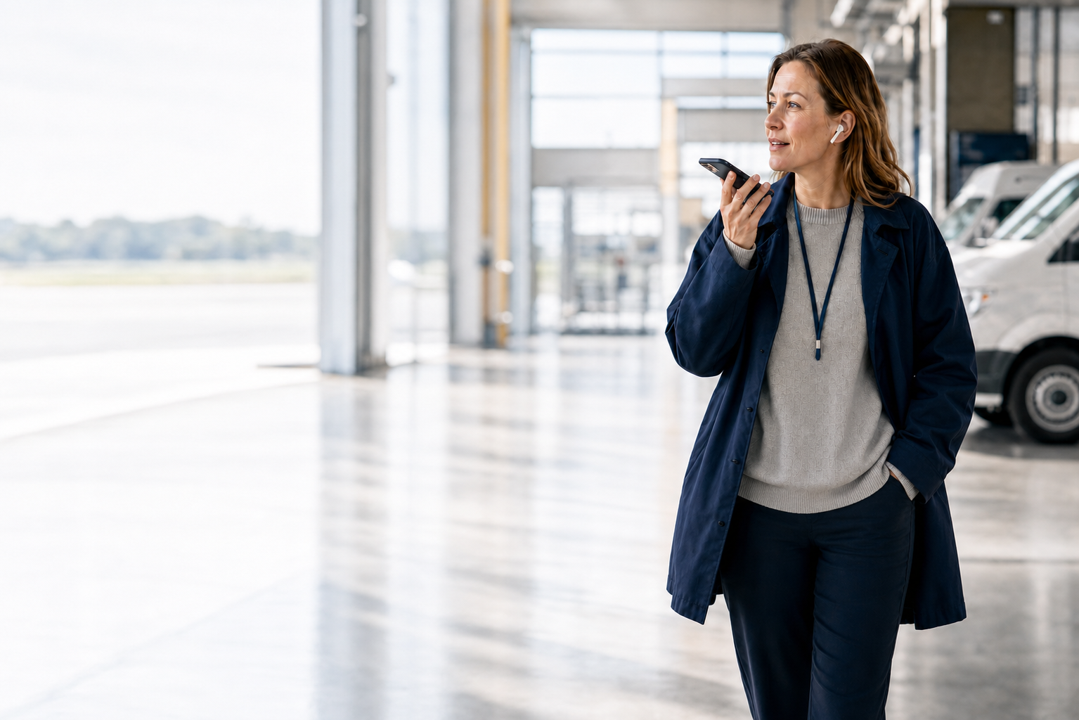 Administrator bruger Agimatic AI Voice Assistant